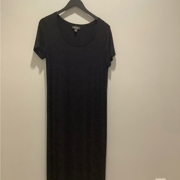 Lord & Taylor Black Midi Dress - Picture 1 of 2